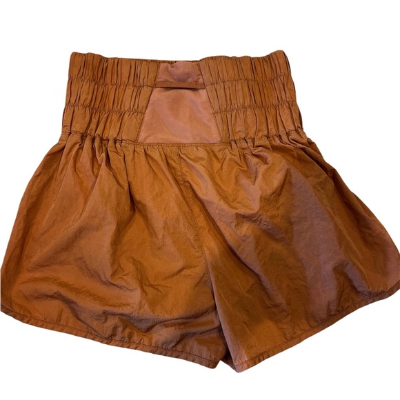 Free People Movement High-Waist Athletic Short-Size Small Pink Orange Color - Picture 2 of 5